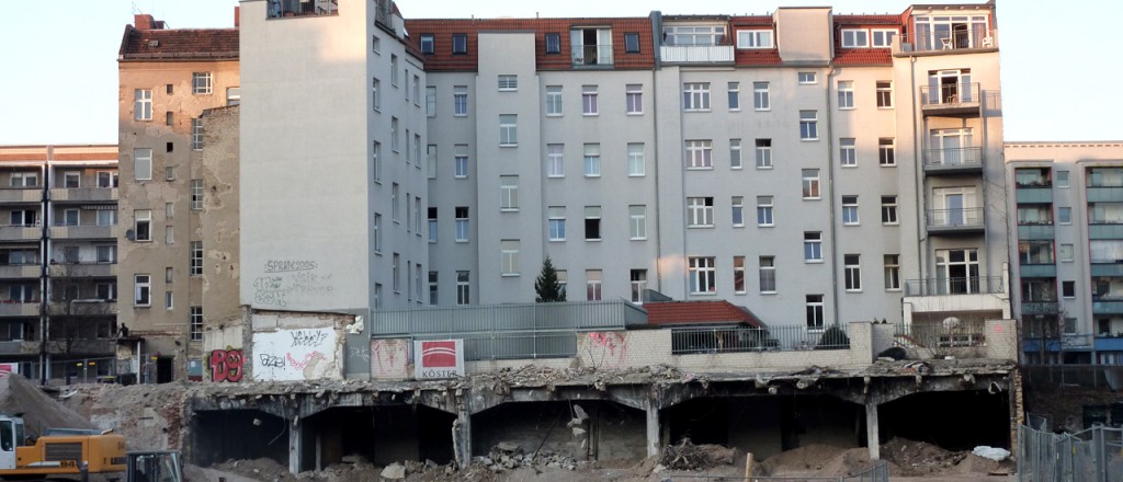 Ganze Kieze uund Quartiere werden für Immobilieninvestoren abgerissen.